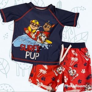 Boys swim set paw patrol